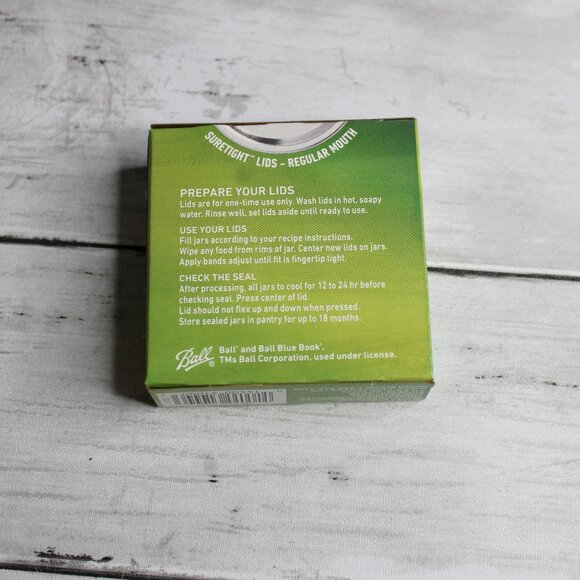 Ball Regular Mouth Mason Canning Jar Lids 1 Box 12 Count Total - Picture 2 of 4